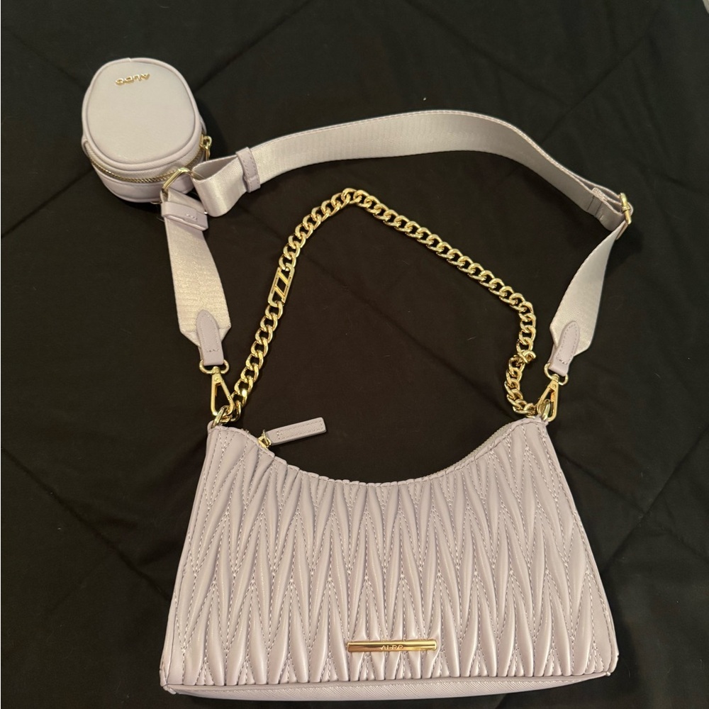 NWOT Purple Aldo Purse - Picture 2 of 9